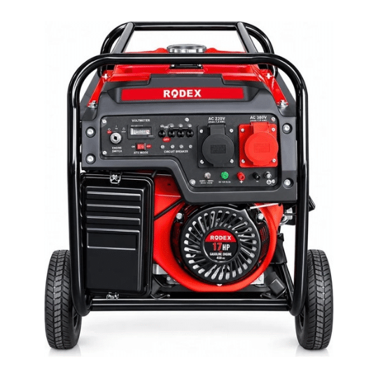 RODEX გენერატორი ბენზინის ძრავით, ATS სისტემით, 7.5 კილოვატი